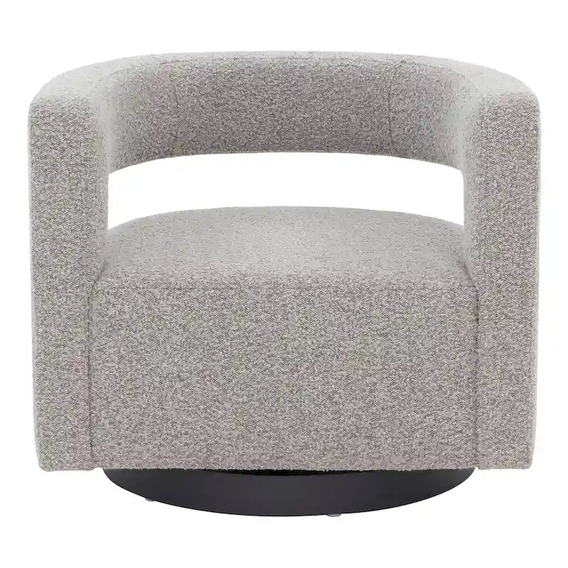 SAFAVIEH Couture Cela Swivel Chair (Fully Assembled) - 31.1 W x 28.4 L x 26.8 H - 31Wx28Dx27H