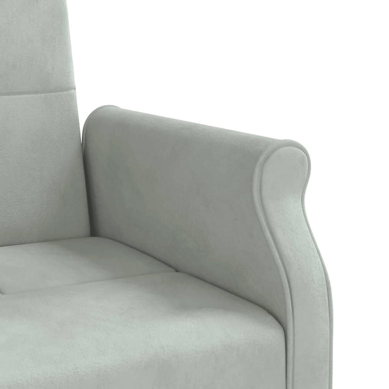 vidaXL Sofa Bed Loveseat Convertible Sofa Bed with Cushions for Studio Velvet - 85 x 35 x 27.6