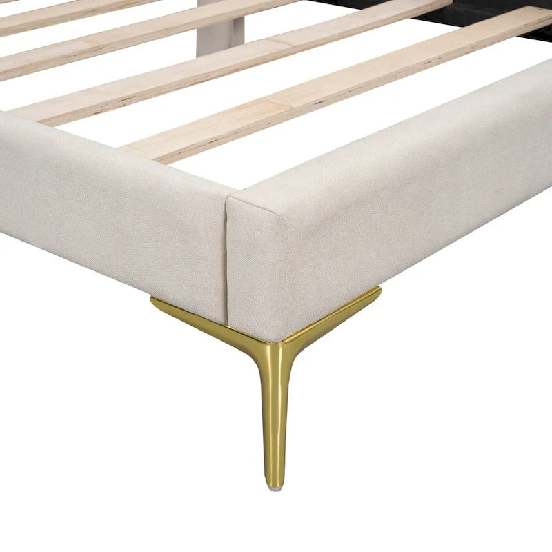 Twin Size Upholstered Daybed with Headboard and Armrest