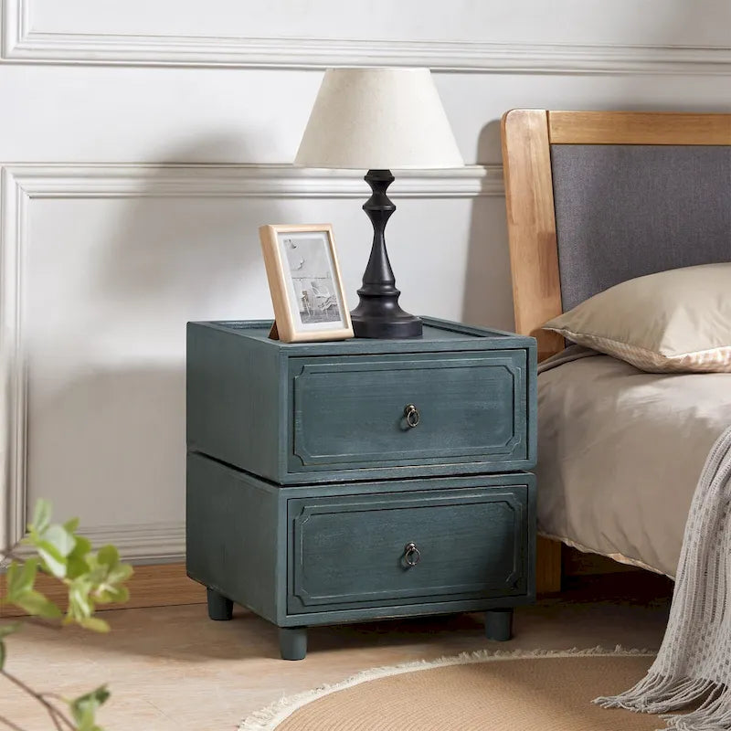 Greg Transitional 2 - Drawer Nightstand with Multiple Configurations by HULALA HOME