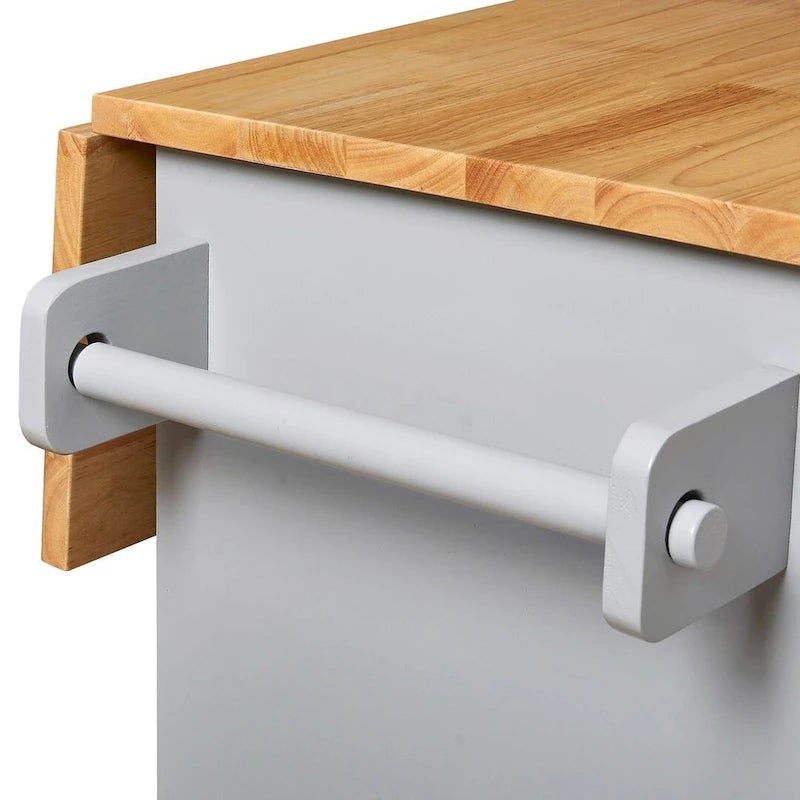 Rolling Kitchen Island Cart with Wheels , Drawer, Storage Racks