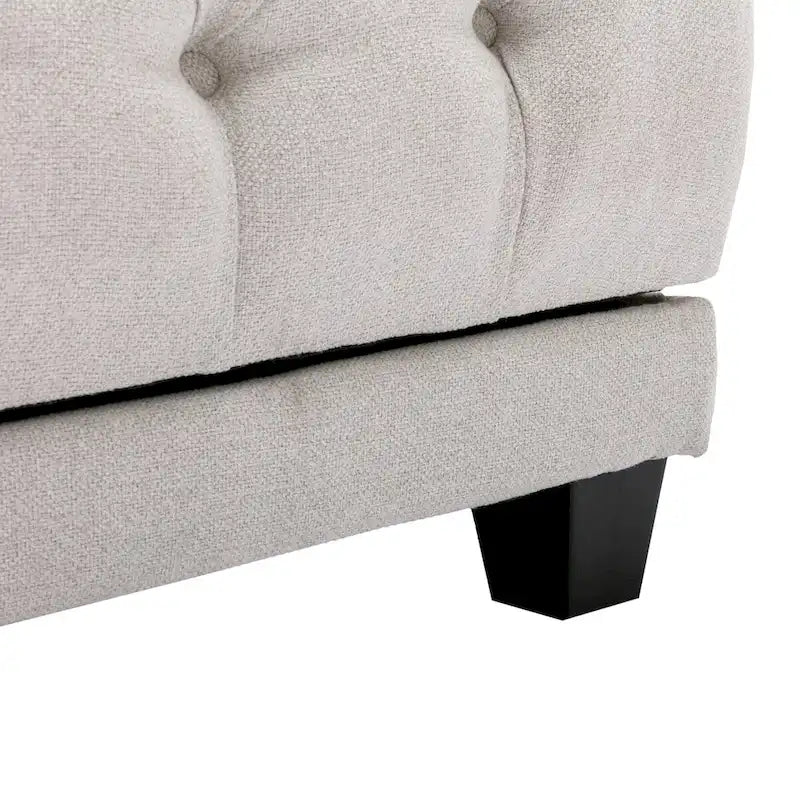 Clihome Tufted Reclining Chaise Lounge