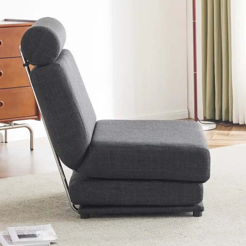 Single Sofa Chair Foldable Single Sofa Bed with Pillow,Portable Foldable Sofa Bed,Leisure Sofa Chair,Easy to Store