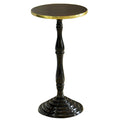 Round Wooden Side Table, Living Room Accent Pedestal End Table - Modern Furniture, Decorative Stand, Small Space Solution