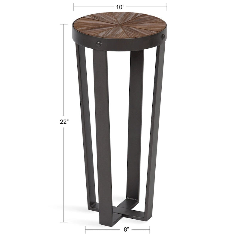 Kate and Laurel Gerhardt Round Side Table - 20x20x18.5