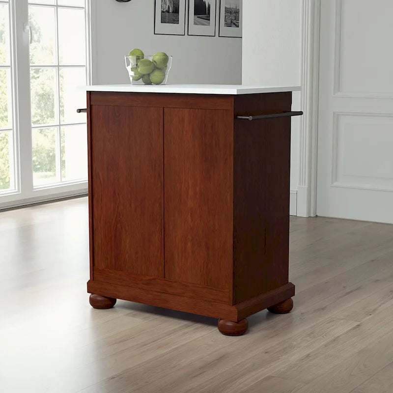 Crosley Alexandria Granite Top Portable Kitchen Island/Cart - 31W x 18D x 35.5H