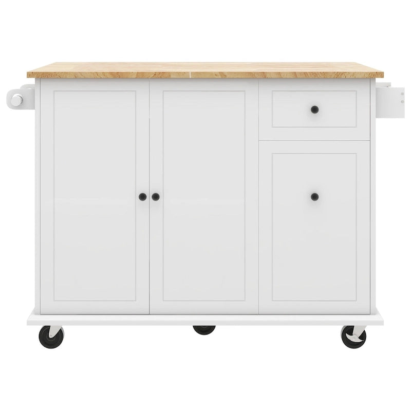 Kitchen Island with Drop Leaf - N/A