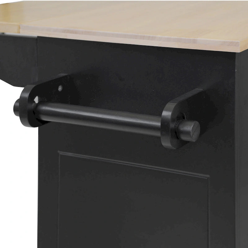 Kitchen Island with Drop Leaf - N/A