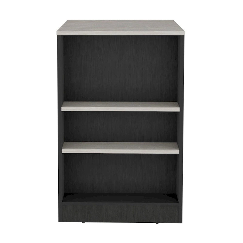 Kitchen Island with 3-Side Shelves,Kitchen Storage Cabinet for Dining Room
