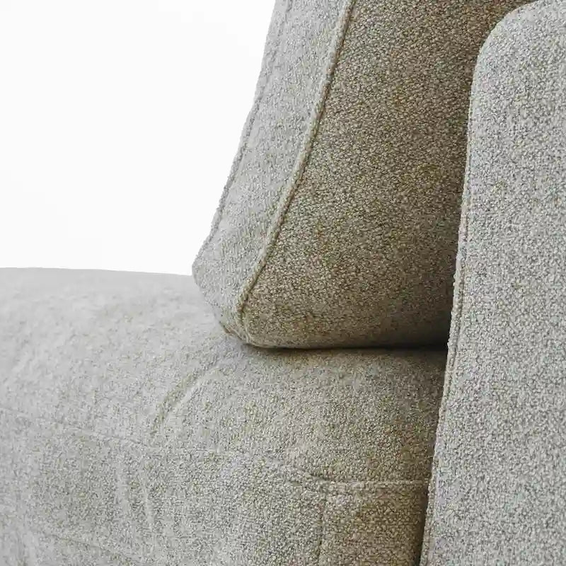 Commix Down Filled Sectional Sofa L-shape 4 Piece Modular Couch with Storage Ottoman