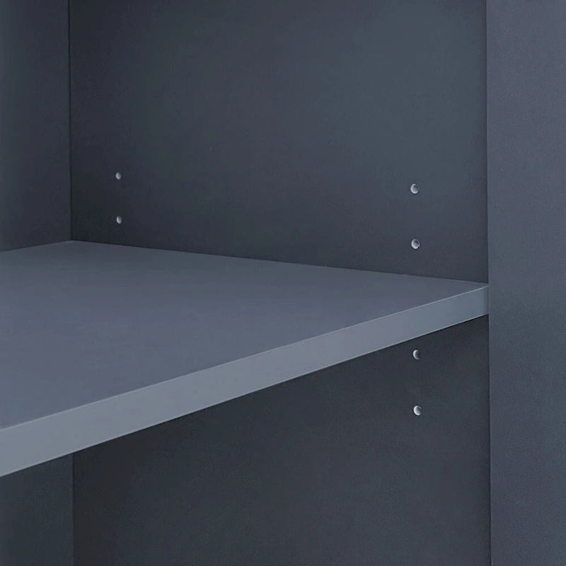 Wave Pattern Storage Cabinet with 2 Doors and 2 Drawers, Adjustable, Suitable for Study,Entrance and Living Room