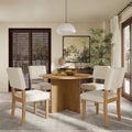 Modern 5-Piece Round Dining Table Set