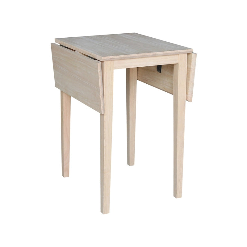 International Concepts Small Drop Leaf Shaker Style Dining Table