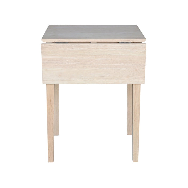 International Concepts Small Drop Leaf Shaker Style Dining Table