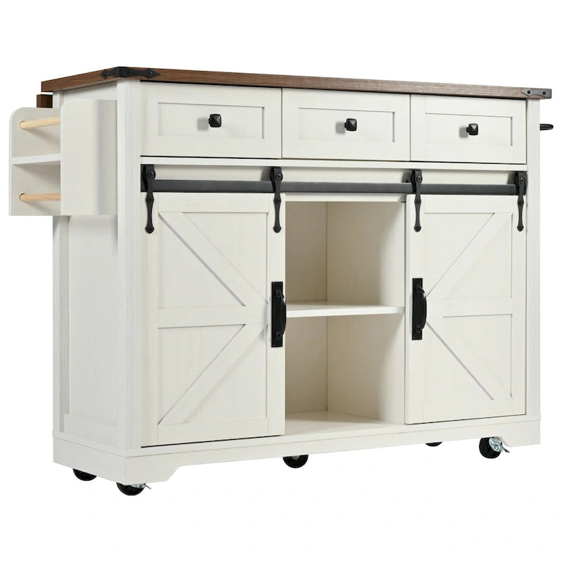 Rolling Kitchen Cart on Wheels,for Home,Kitchen and Dining Room