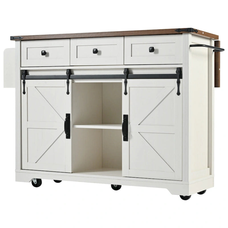 Rolling Kitchen Cart on Wheels,for Home,Kitchen and Dining Room