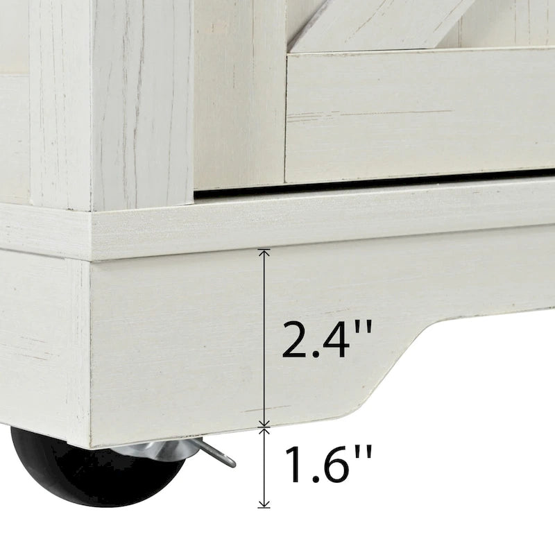 Rolling Kitchen Cart on Wheels,for Home,Kitchen and Dining Room