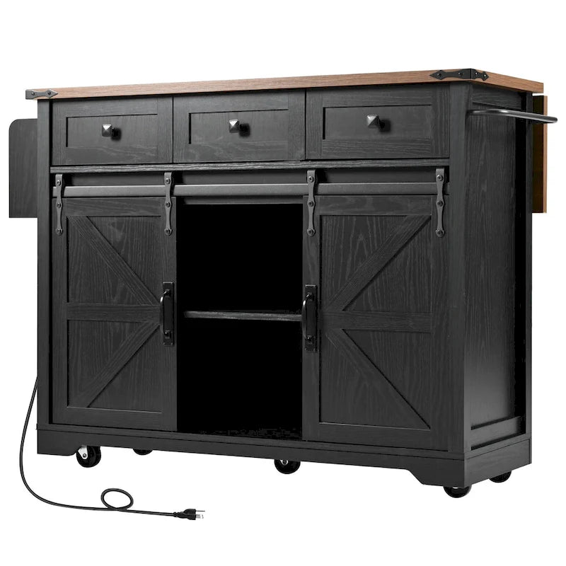 Rolling Kitchen Cart on Wheels,for Home,Kitchen and Dining Room