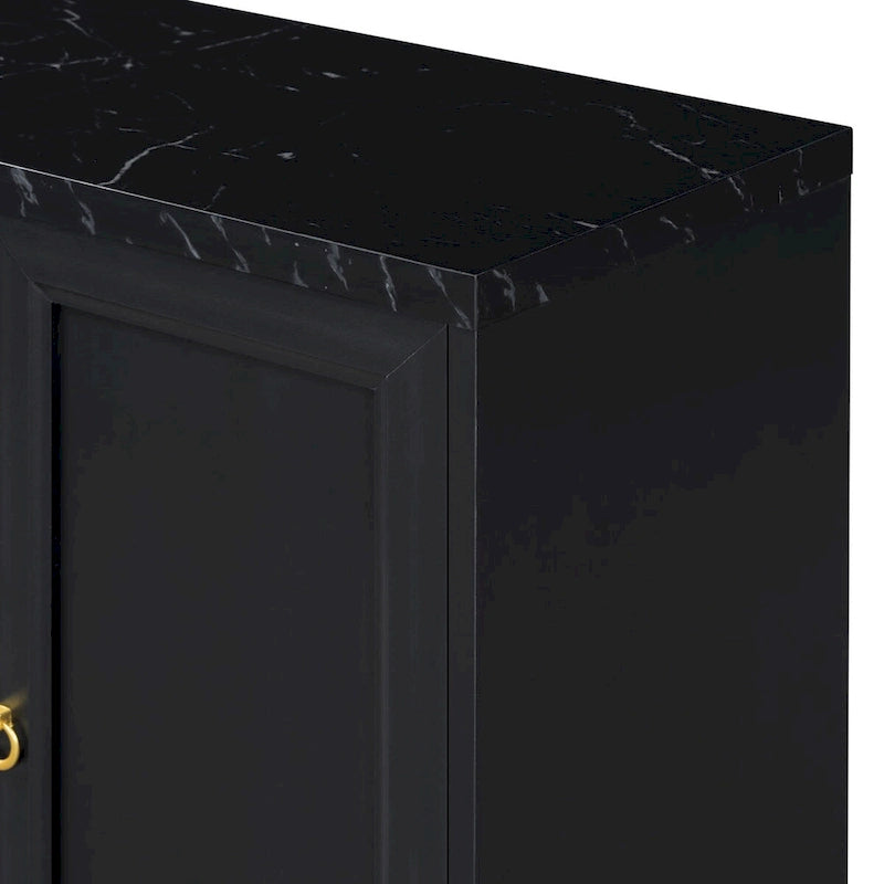 Sideboard with Extra Large Storage Space and Metal Handles